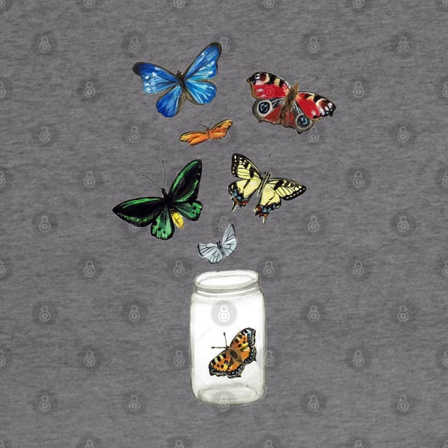 Butterfly Jar by Salty Siren Studios